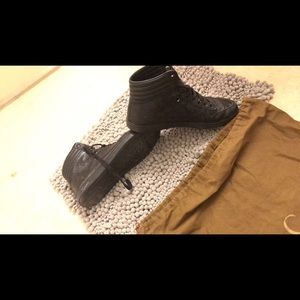 Black Gucci Hightops Sneakers